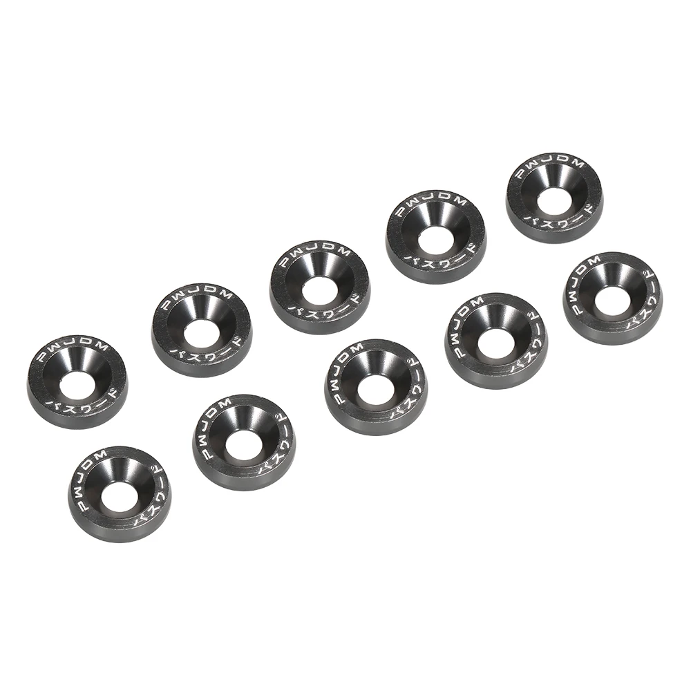 Billet Aluminum Fender Bumper Washer Bolt Engine Bay Dress Up Kit Universal Screw Bolt Car Styling Car Accessories