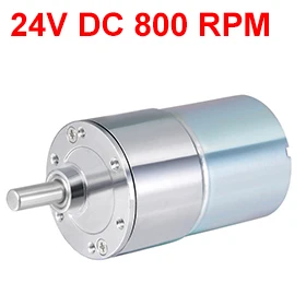 

Uxcell Newest 1PCS ZGA37RG DC24V 800RPM 9.6W Gear Motor High Torque Reduction Gearbox Eccentric Output 15.3x5.9mm DShaft for M3