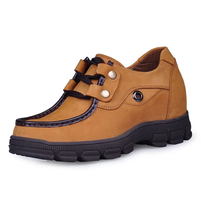 Comfortable Calf Leather Height Increasing Elevator Shoes Comfortable Calf Leather Height Increasing Elevator Shoes