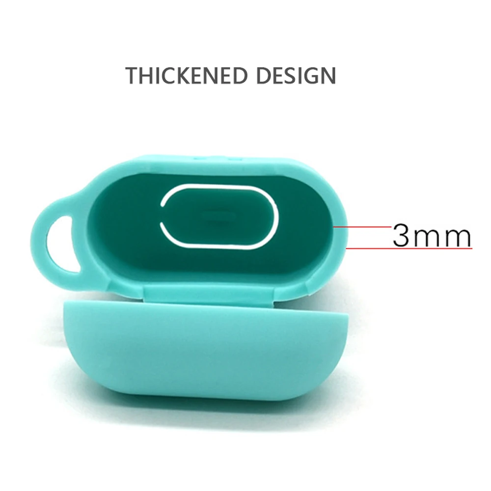 Four Earphone Accessories Earbud Case Storage Box Soft Waterproof Silicone Mini Headset Protective Cover Wireless | Электроника