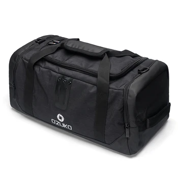 

Ozuko Multi-function Travel Duffle Bag Waterproof Large Capacity with Reflective Logo Travel Tote Bag Shoulder Hand Luggage Bags