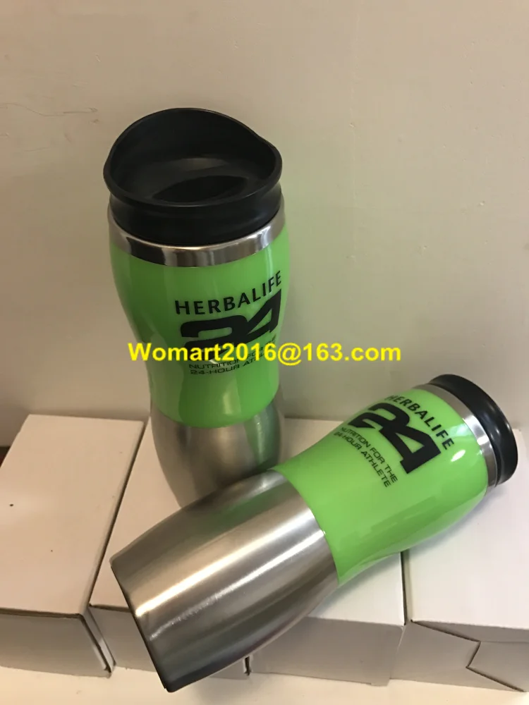 2pcs Herbalife24 Coffee Travel Mug 15oz Double Wall Thermos Stainless