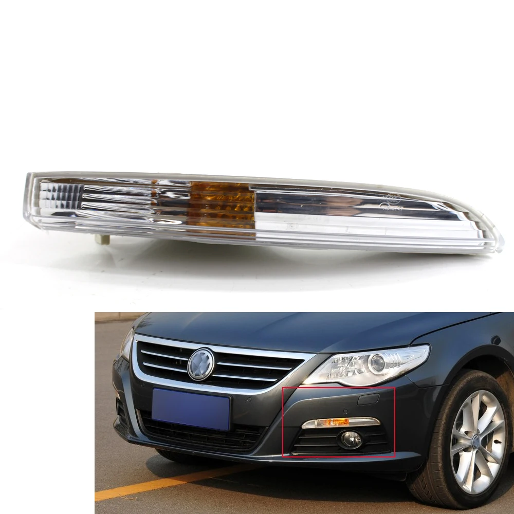 Для VW Passat CC 2009-2010 передние левые угловые сигнальные прозрачные янтарный