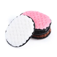 Салфетка из микрофибры колодки для удаления Полотенца Очищение лица макияж контейнер для губки спонж для нанесения макияжа Макияж Подставка для губки порошок плюшевые Puff
