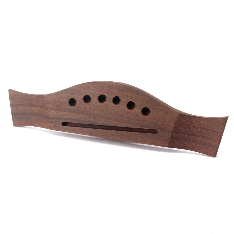 

1pc 6 String Rosewood Bridge Repair Part For Acoustic Guitar Folk Tool