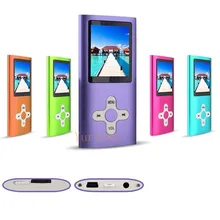 DHL 100 шт. тонкий 4th 1." ЖК-дисплей MP4-плееры наушники mp4 музыкальный плеер Поддержка 2 ГБ 4 ГБ 8 ГБ 16 ГБ с TF слот для карты