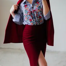 Yomrzl Новое поступление осень Сексуальная шерстяная Женская юбка, модная тонкая юбка корабль, высокое качество средняя юбка L259