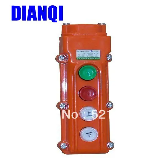 cob Rainproof Up down Pushbutton Crane Hoist Switch ,Waterproof,COB 61a