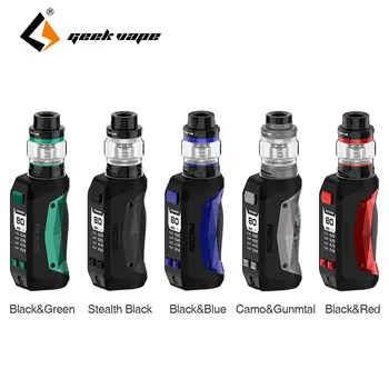 

Original Geekvape Aegis Mini 80W Max Output TC Kit with Cerberus Tank & 2200mAh Aegis Mini Box Mod Electronic Cigarette Vape Kit