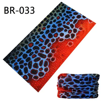 BR 033 BR001-037 Новые полиэстер микрофибра бандана для рыбалки бесшовная цилиндрическая велосипед шарф-труба повязка на голову - Цвет: BR 033