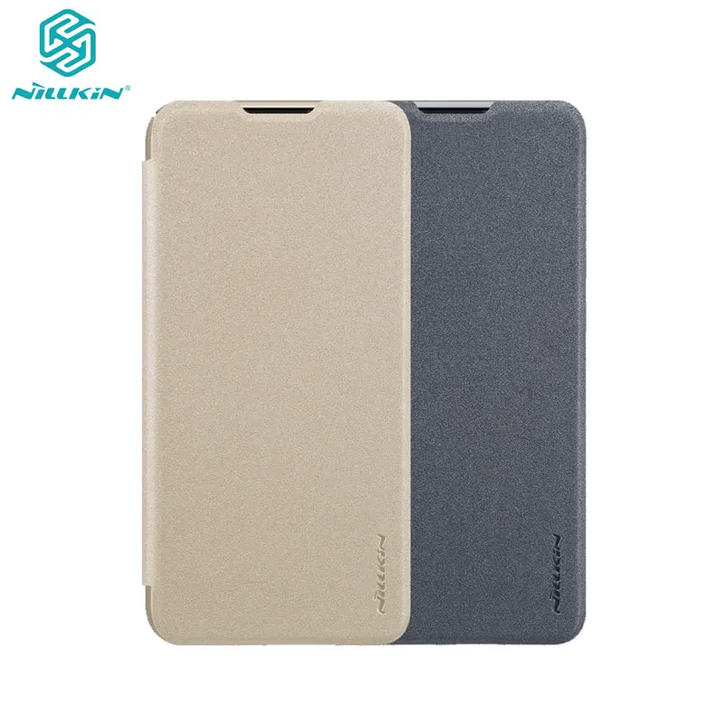 

Huawei Honor 10 Lite Case Honor 10 Lite Case Nillkin Sparkle Series Hard Plastic PU Leather Flip Cover