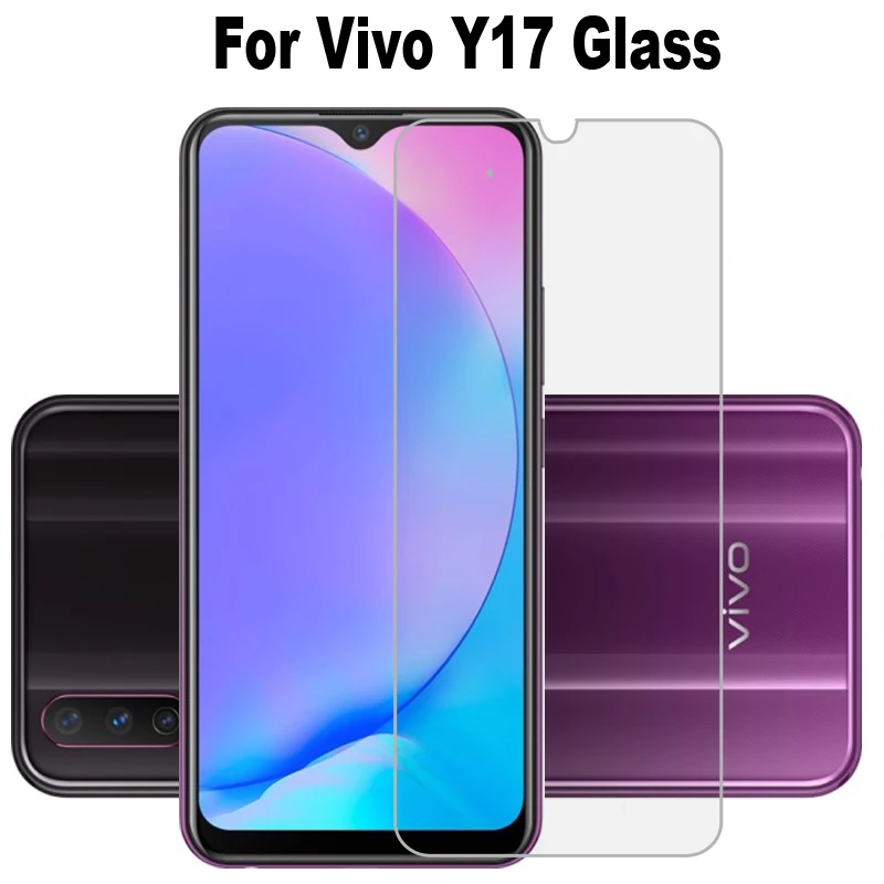 

Tempered Glass Vivo Y17 Screen Protector Vivo Y17 Y 17 VivoY17 Vivo 1902 Tempered Glass Vivo Y17 2019 Protective Film 6.35