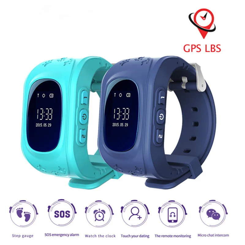

NEW Smart Watch Q50 Kids Watches Support Sim Card GPS SOS Calling Remote Alarm Clock Smartwatch for Children Call Finder Locator
