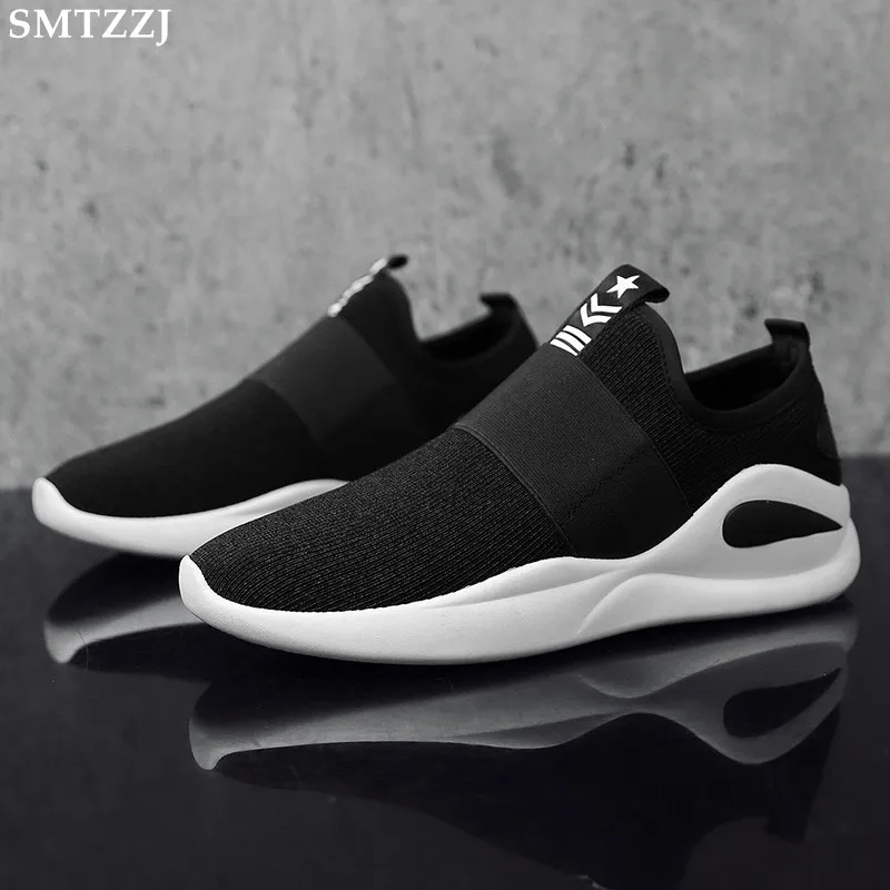 Бренд 2019 лето осень легкие сетчатые кроссовки Flyknit Мужская обувь Повседневная