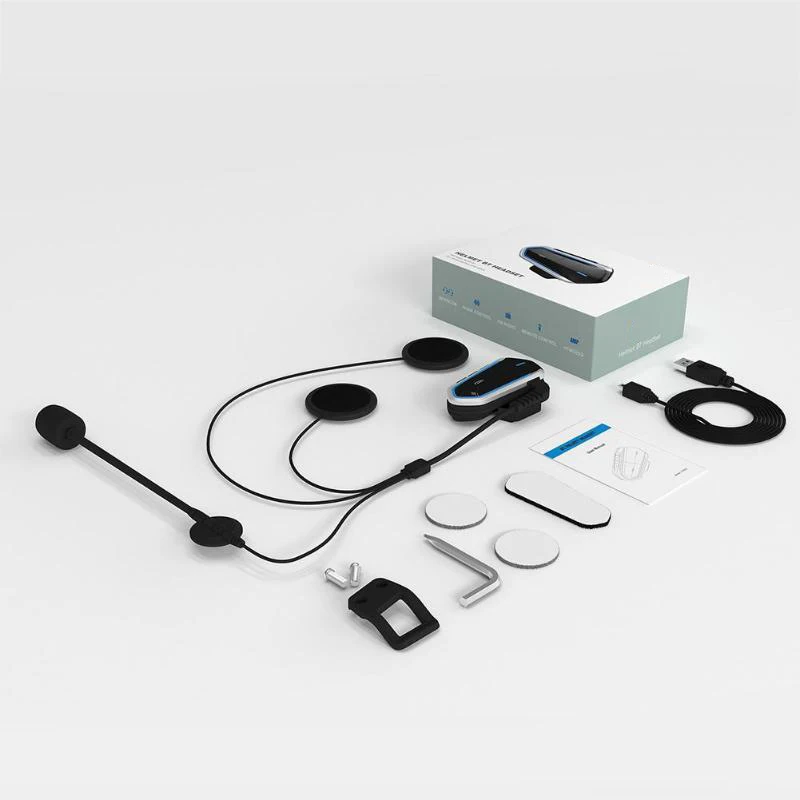 

Wireless Motorcycle Headset Bluetooth Earphone Durable 50 meters Comfortable