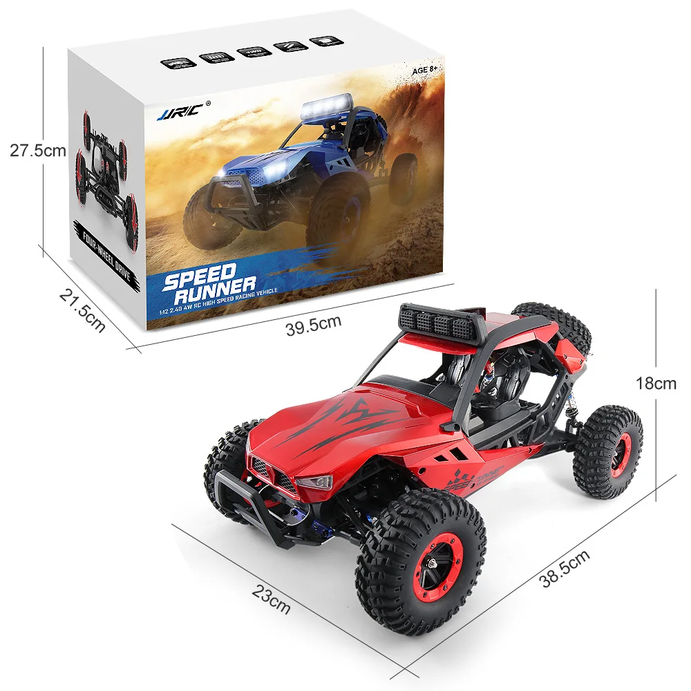 

JJRC Q46 1/12 2.4G 4WD 45km/h High Speed 4CH Off Road RC Buggy Desert Truck Vehicle Crawler RTR for Kids Outdoor Toy