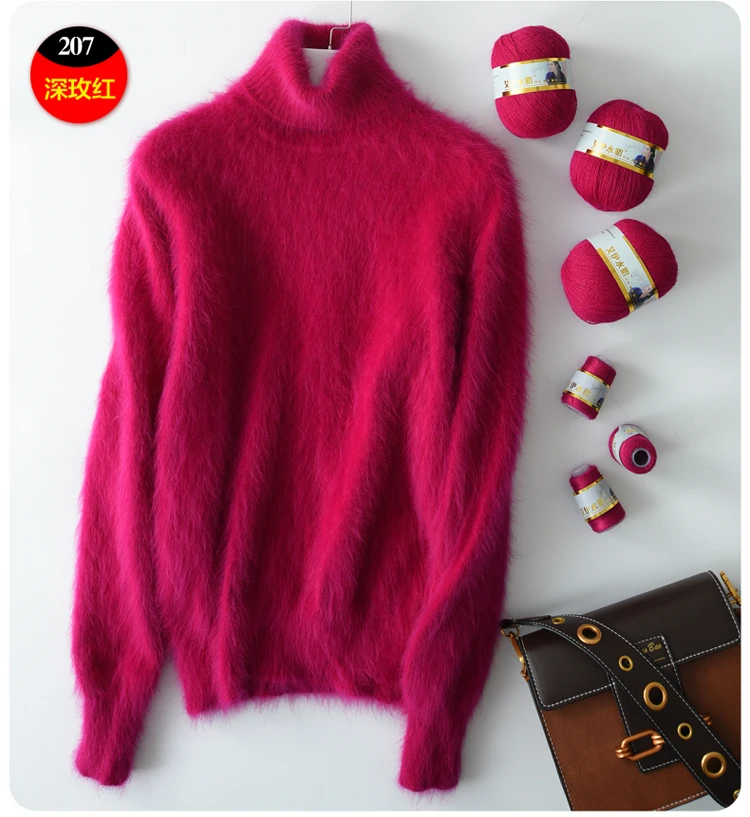 Long Plush Mink Cashmere Yarn Yarn for Knitting Warm Delicate Fluffy Yarn for Hand Sweater Cardigan Hats Soft Yarn for Women Men