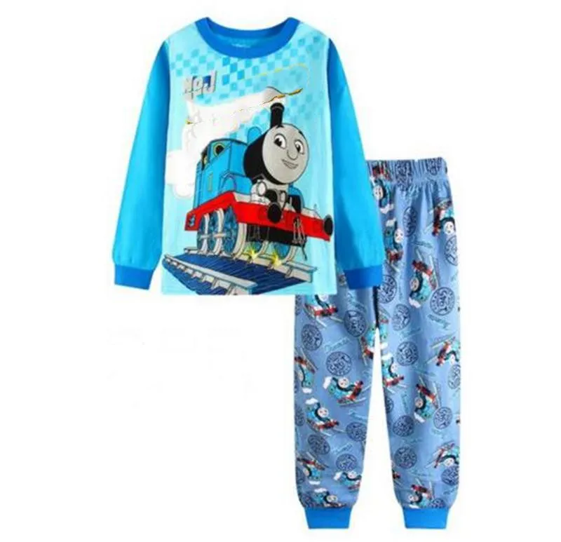 

2018 New Children Pajamas Cotton Nightwear Cartoon Loungewear Kids Boys Girls Homewear Spring Autumn Sleepwear GH016