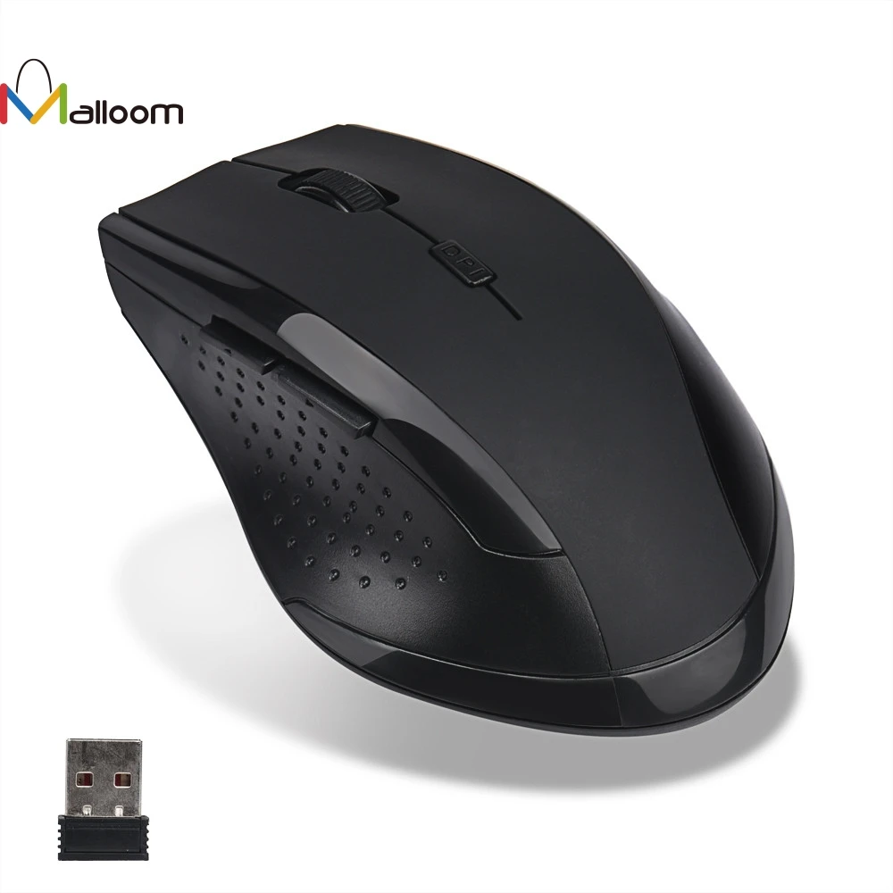

Malloom 2.4GHz Mouse Gamer Mice 2000DPI 6 Bottons USB Wireless Optical Gaming Mouse 2000DPI Mice For Laptop Desktop PC#30