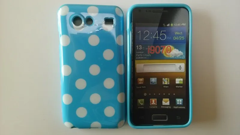 Samsung Galaxy S Advacne i9070 Polka Dots Case (7)