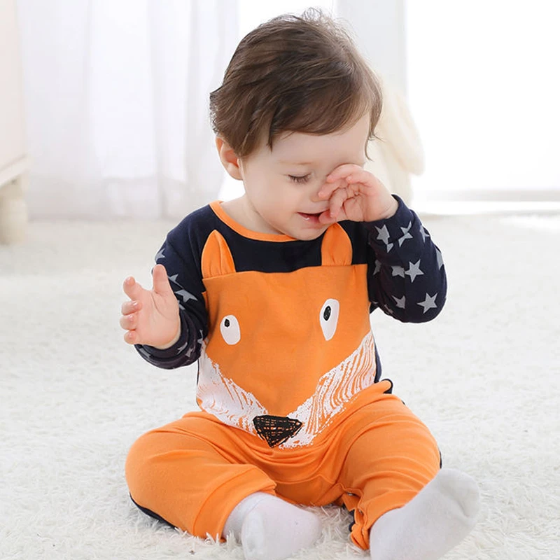 Baby Rompers Unisex Baby Girls Boys Clothes 4 Colors New Year Baby Cartoon Warm Fox Animal Pajamas Roupas De Bebe Recem Nascido Bebe Recem Nascido Recem Nascidobaby Romper Unisex Aliexpress