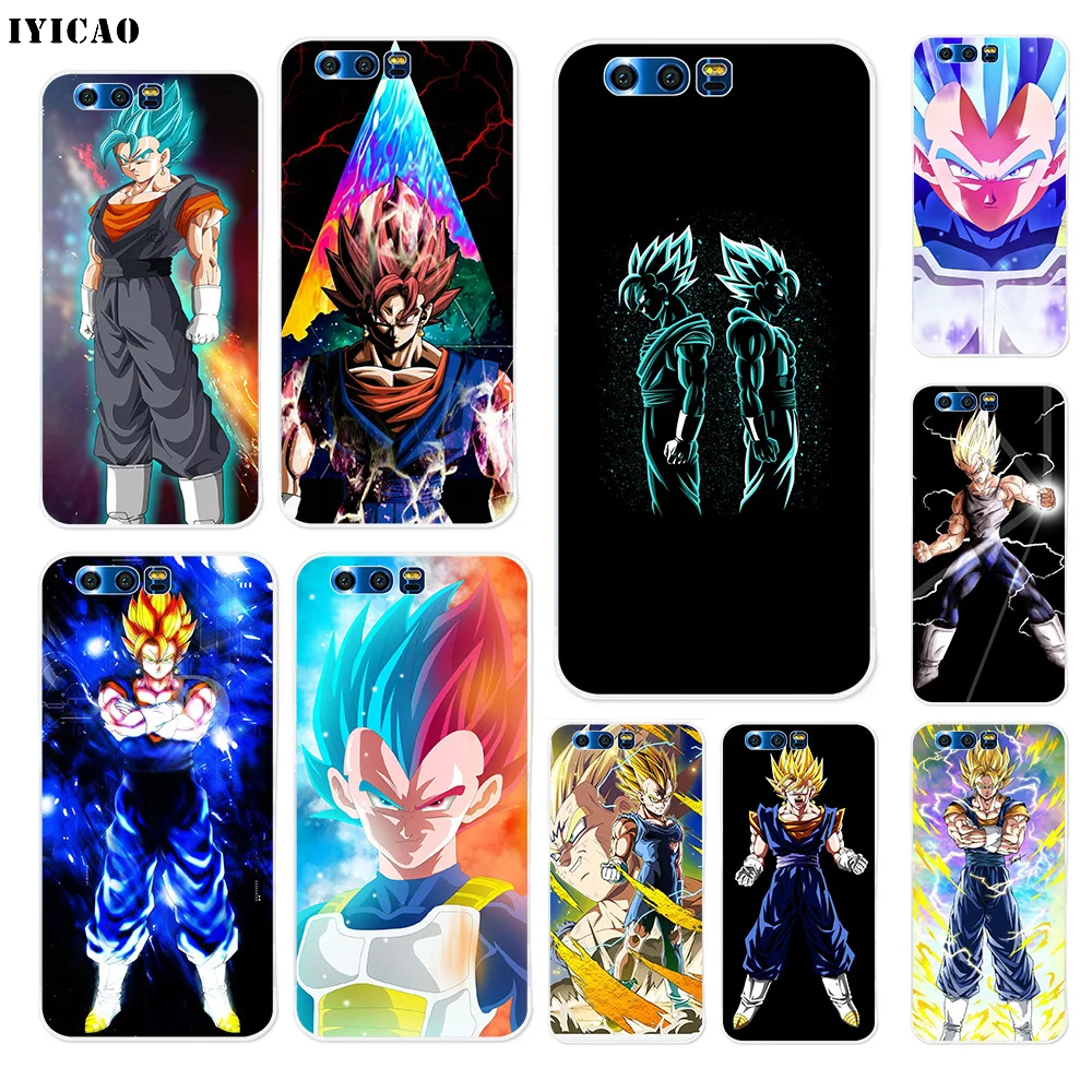 Супер Мягкий силиконовый чехол IYICAO Vegetto Dragon Ball для Huawei Y9 Y7 Y6 Prime 2018 Honor 8C 8X 8 9 10 Lite 7X 7C