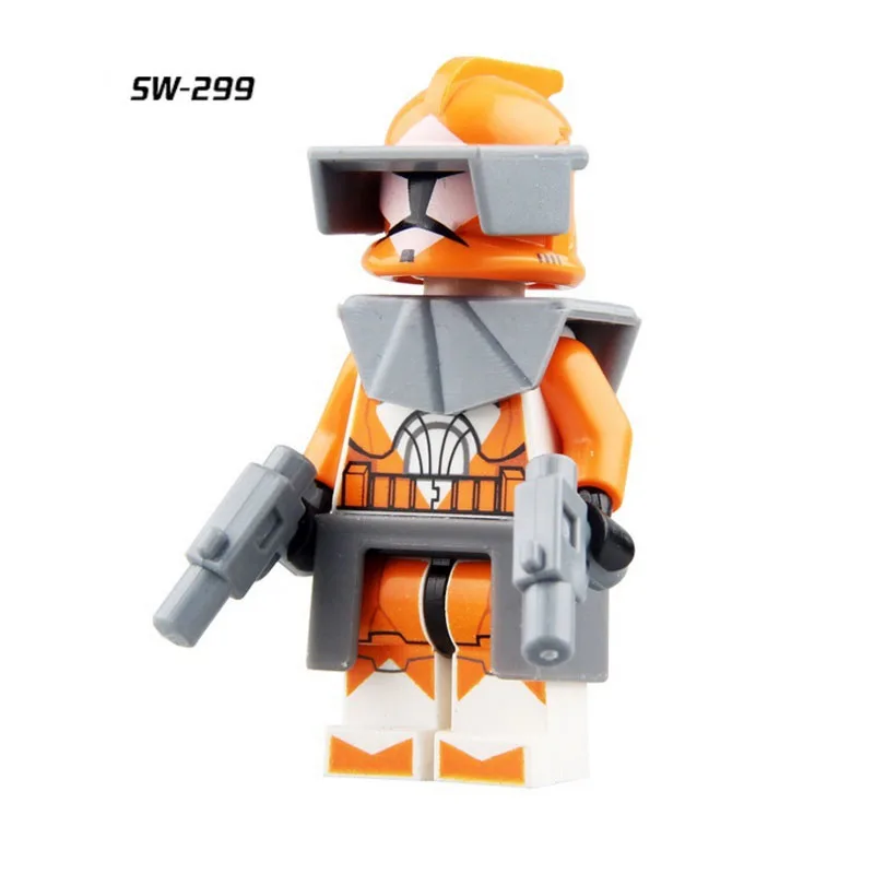 

Single Sale Super Heroes Star Wars 299 CLONE TROOPER Mini Building Blocks Figure Bricks Toys kids gift Compatible Legoed Ninjaed