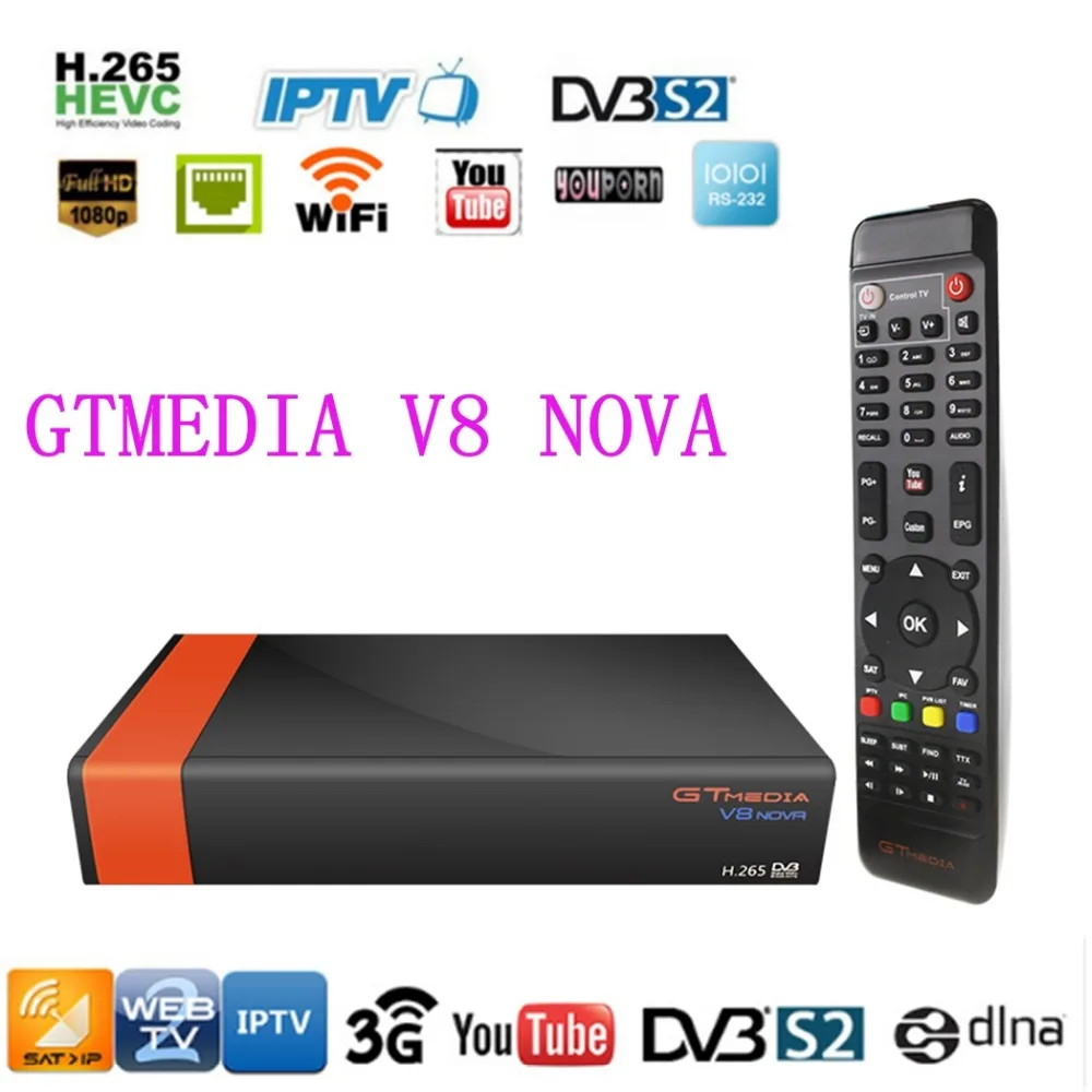 

(New V8 Super) Gtmedia V8 Nova DVB-S2 Freesat TV Satellite Built Wifi Full HD 1080P Freesat Satellite Receiver Digital TV Box