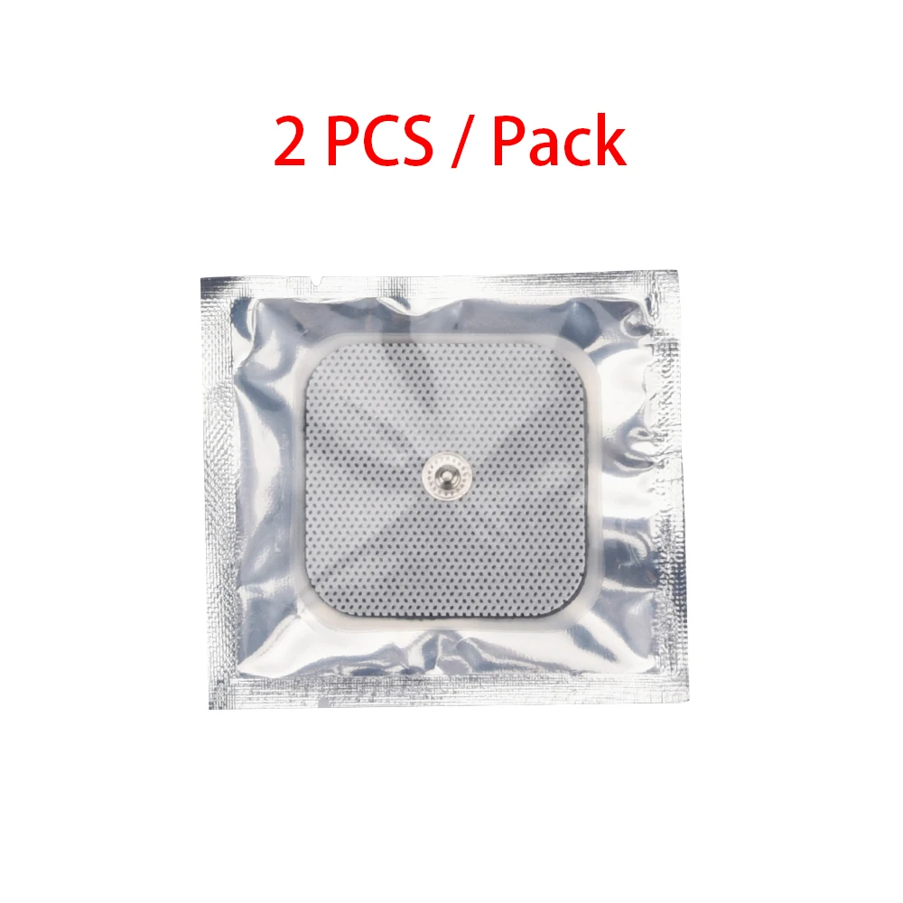 

2PCS/PACK Electrode Pads Tens Electrodes for Tens Digital Therapy Physiotherapy Machine Massager 5x5cm Tens Unit Machine