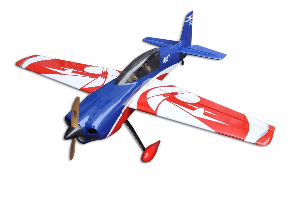 Новая цветная схема Sbach 20cc 64 &quot20cc rc самолет Oracover пленка ARF RC Balsa деревянная модель