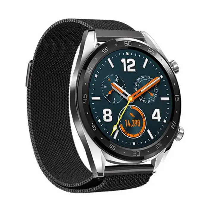 Браслет для huawei Watch GT Honor Magic Watch 2 pro металлический ремешок из нержавеющей стали для huawei gt 2 46 мм ремешок для наручных часов