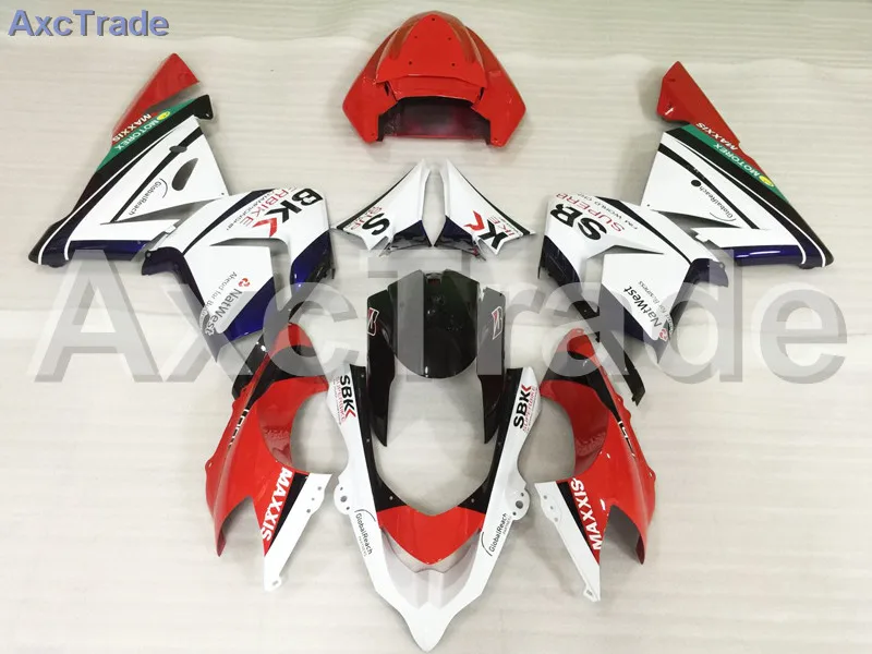 Комплекты мотоцикл Обтекатели для Kawasaki ниндзя ZX10R на ZX-10r с 2004 2005 04 05 ABS пластик впрыска Обтекателя кузова комплект красный белый Комплекты мотоцикл Обтекатели для Kawasaki ниндзя ZX10R на ZX-10r с 2004 2005 04 05 ABS пластик впрыска Обтекателя кузова комплект красный белый