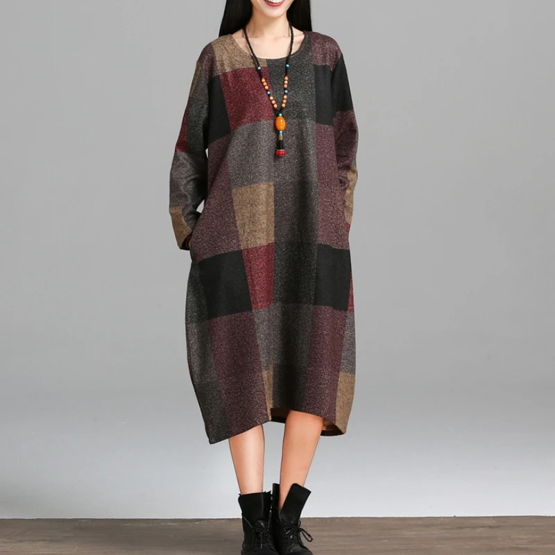 New 2017 Autumn And Winter Fashion Plaid Pattern Thick Comfortable