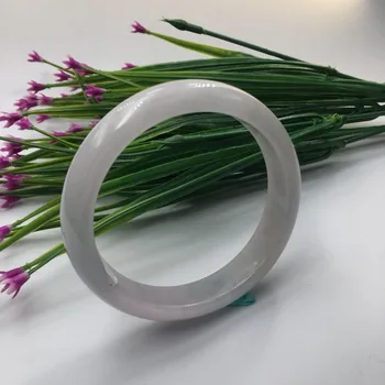 

Natural Burmese Emerald A Goods Light Purple Roland Bracelet eb2920#
