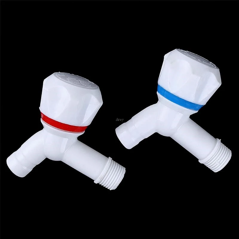

1PC New Washing Machine Tap Fast On Faucet Bibcock Laundry Mop Pool Tap White Plastic Kitchen Faucet
