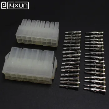 

30sets 4.2mm 5557-16P Wiring Terminal Electrical Connector kit 16Way Male and Female Housing + Terminal for Car Boat ect.