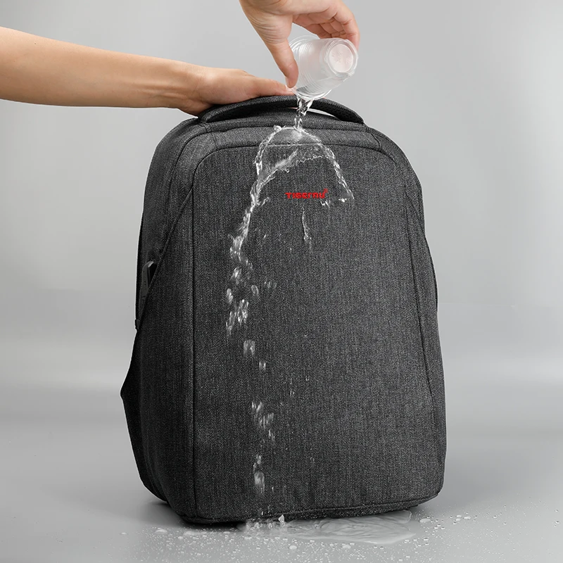 Tigernu nueva llegada carga externa USB portátil mochila 15.6 pulgadas mujeres mochila splashproof bolsa