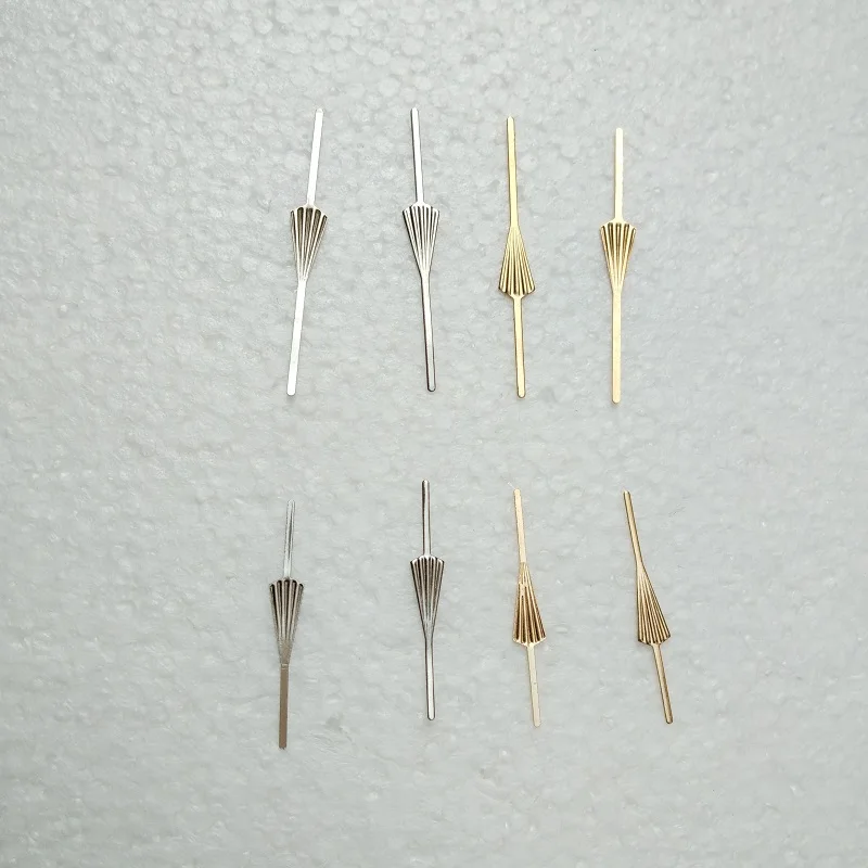 200 шт./лот 34 мм/45 мм золото/хромовая медная булавка в форме копья с треугольником