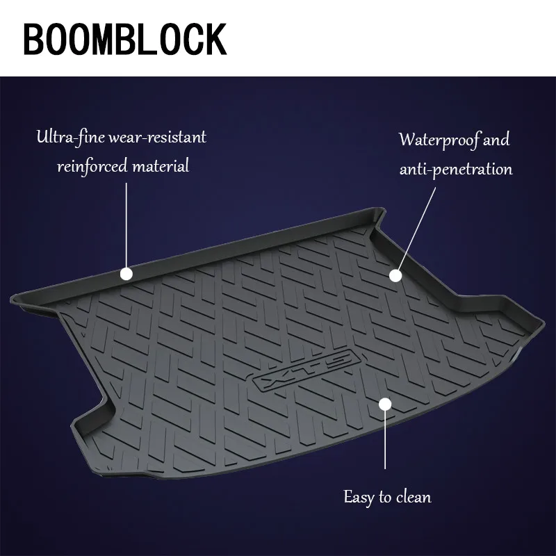 

BOOMBLOCK For Cadillac XT5 XTS 2013 2014 2015 2016 2017 2018 Waterproof Anti-slip Car Trunk Mat Tray Floor Carpet Pad Protector