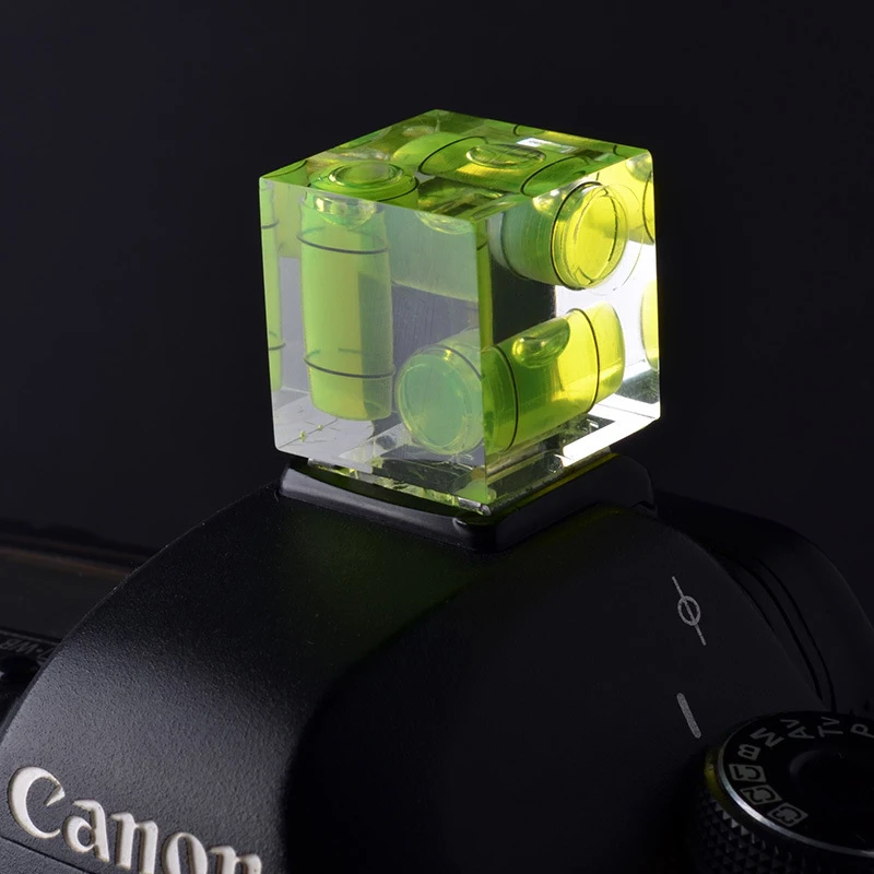 Hot Shoe Three Axis Triple Bubble Spirit Level For Canon Nikon Panasonic Fujifilm Olympus Pentax Digital and Film Cameras (4)