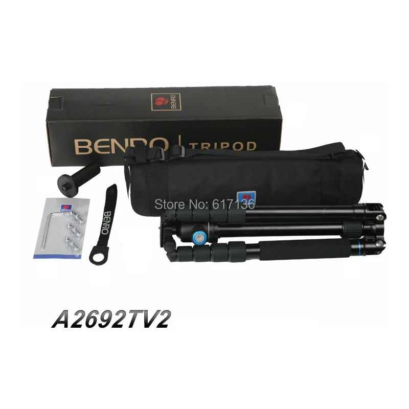 Benro A2692TV2 штатив, алюминиевый штатив Комплект монопод для камеры с V2 шаровой головкой сумка для переноски Максимальная загрузка 16 кг DHL