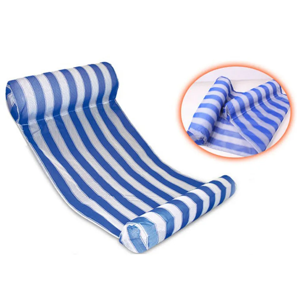 Summer PVC Floating Water Hammock Float Lounger Inflatable Beach Lounger Chair Float Inflatable Air Mattress Kids Adults Summer PVC Floating Water Hammock Float Lounger Inflatable Beach Lounger Chair Float Inflatable Air Mattress Kids Adults