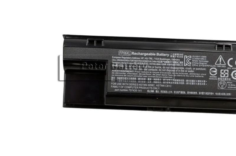 JIGU 707616 242 FP06 H6L26AA H6L26UT оригинальный ноутбук Батарея для HP 450 G0 440 G0|battery for hp|laptop battery