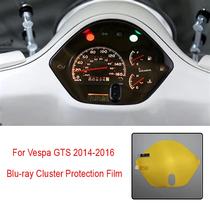 

Motorcycle Speedometer Cluster Scratch Protection Film Screen Protector TPU film Clear For Vespa GTS 2014 2015 2016