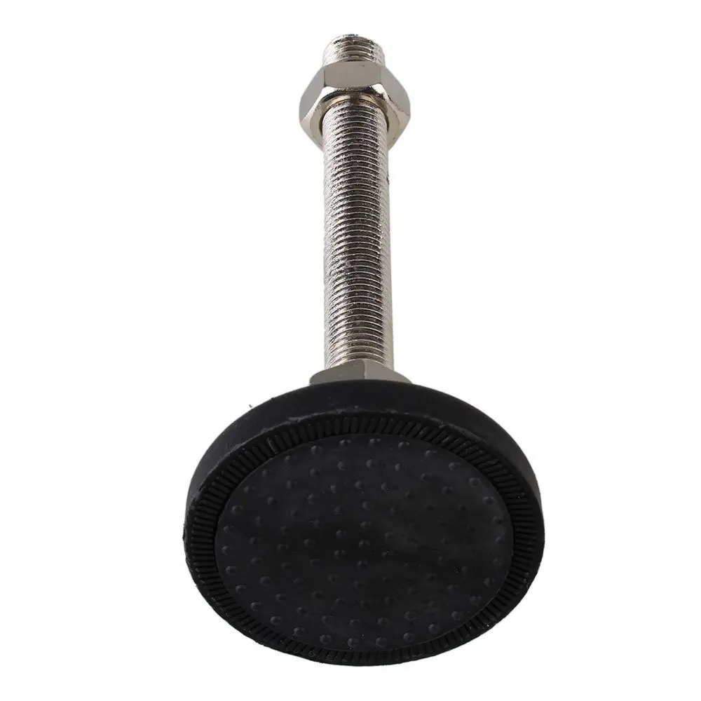 Black-78mm-Dia-Screw-On-Type-Threaded-M16x120mm-Universal-Joint-Furniture-Leveling-Feet-Pad-Pack-of (2)