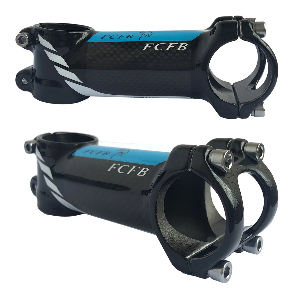 Специальная FCFB FW синий стволовой сплав+ 3 k Углеродное волокно стволовых Маутейн велосипедный вынос 60/70/80/90/100/110/120 мм