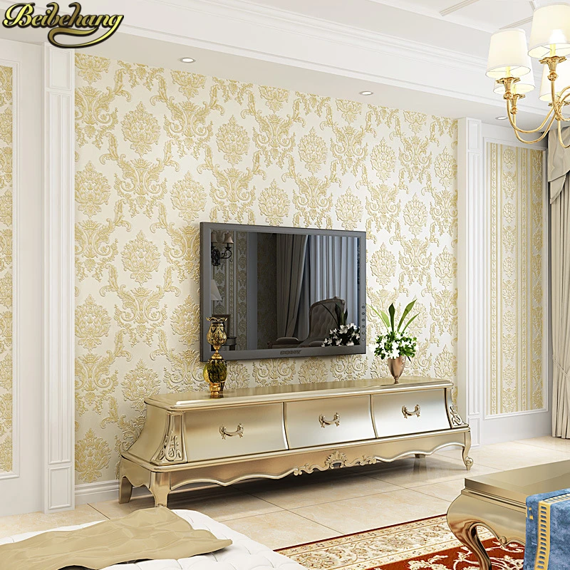 

Simple European Pink Damascus living room papel de parede 3d wallpaper for walls 3 d decorative bedroom flooring contact-paper