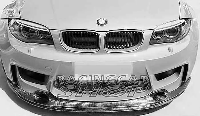 R-STYLE REAL CARBON FIBER FRONT LIP SPOILER for BMW E82 1M