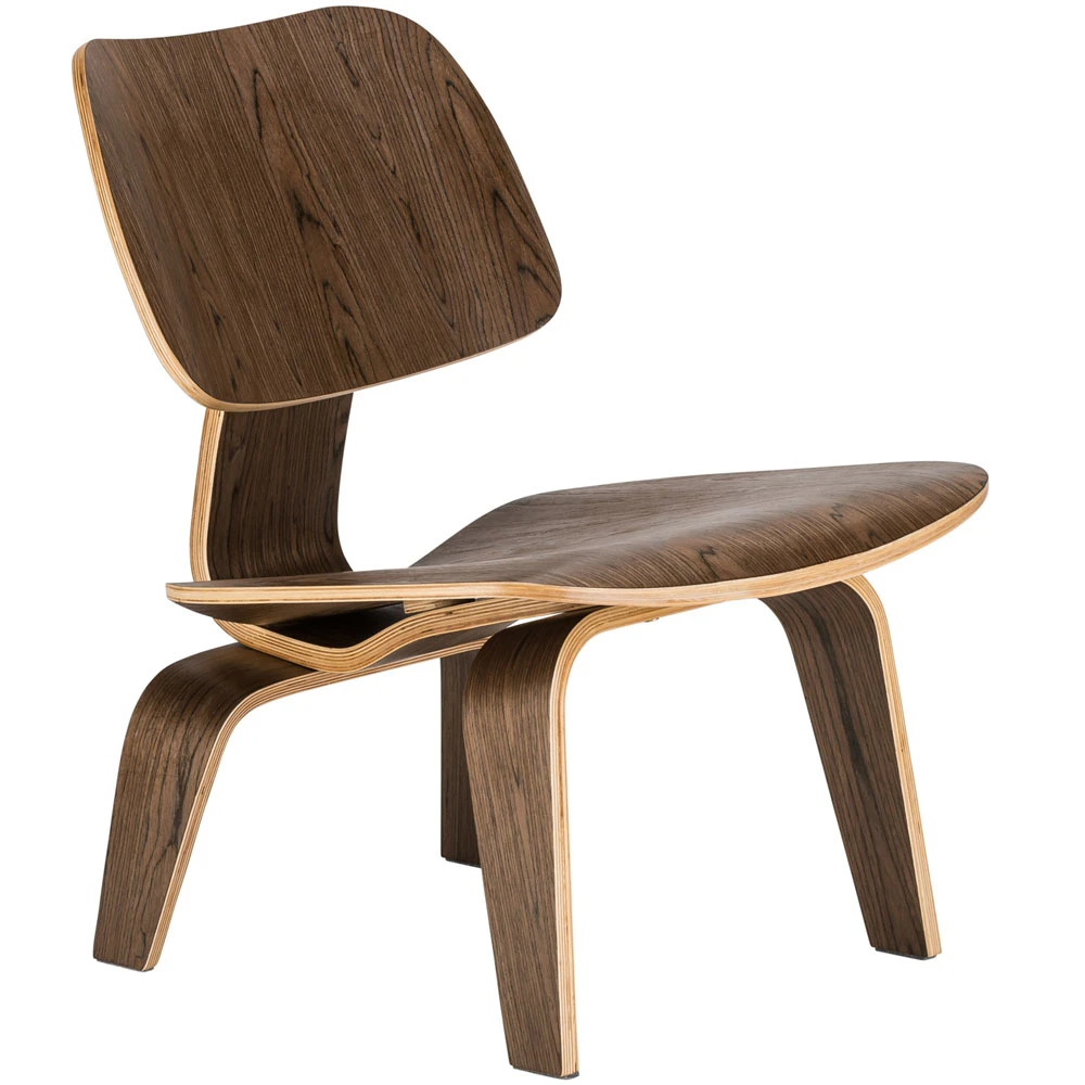Isabella Lounge Chair in Walnut