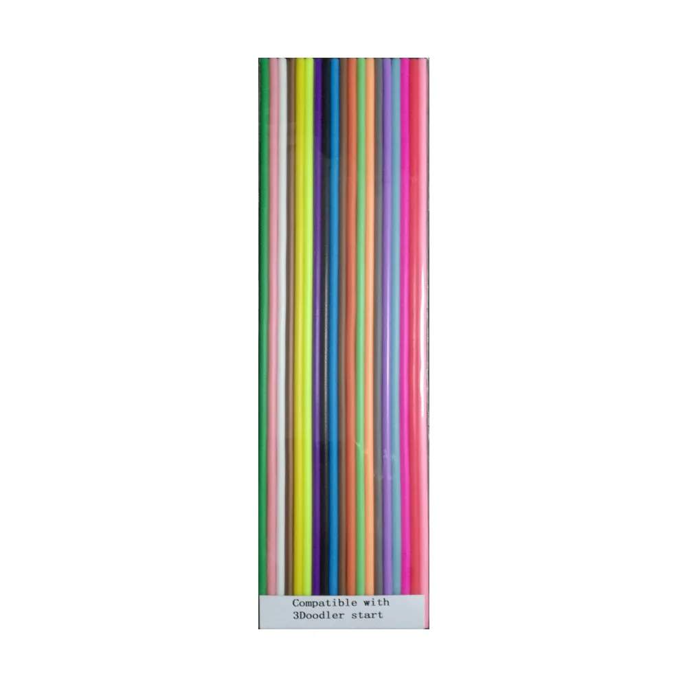 Compatible with 3Doodler start straight PCL 3D print filament 20CM 19 different colors a total of